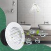 VIHOSE 4 Pcs Soffit Vents Soffit ABS Exterior Round Exhaust