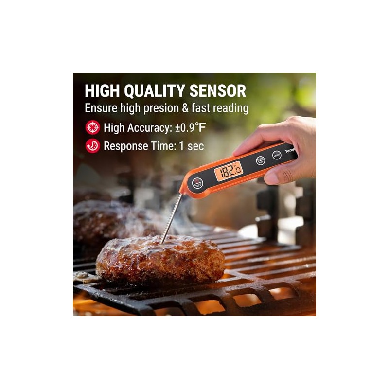 TempPro Termómetro digital de lectura instantánea para carne a la