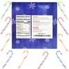 Fruidles Christmas Candy Canes Suckers, Multicolored Rainbow Fruity Flavor, Individually