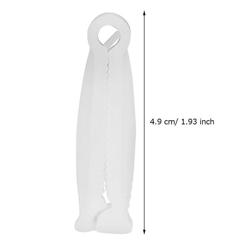 Clip umbilical de cordón de cochinillo, 100 piezas/paquete desechable abrazaderas