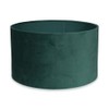 MiniSun | Medium Modern Forest Green Velvet Drum Light Shade
