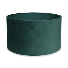 MiniSun | Medium Modern Forest Green Velvet Drum Light Shade | Lamp Shades, Home Décor & Improvement Essential