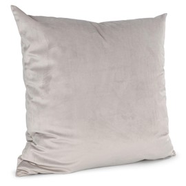 ANRO Cushion Cover Cushion Cover Decorative Cushion Sofa Cushion Couch Cushion Velvet Light Grey 40 x 40 cm without Filling