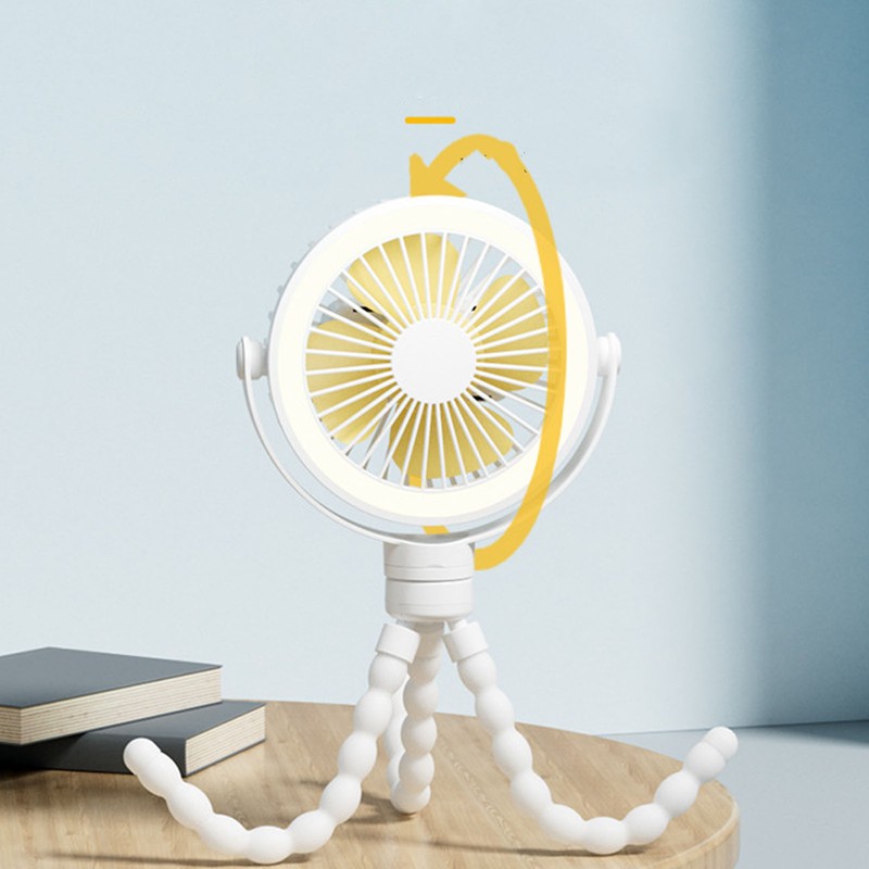 Outdoor Baby Stroller Fan Portable Handheld Cooling Fan Clip On