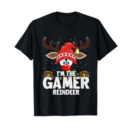 Christmas Matching I'm The Gamer Reindeer T-Shirt