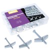 Swpeet Assorted 24 Pcs Toggle Bolt and Wing Nut Kit