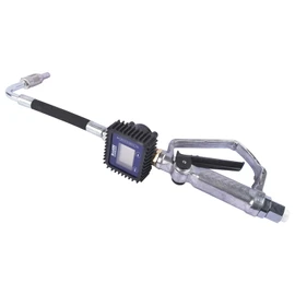 Digital Oil Control Valve Flow Meter Nozzle 1/2" NPT Inlet Pressure 1500 Psi 100 Bar Digital Oil Gun Fueling Nozzle with Meter Hydraulic Flow Meter Mustrod