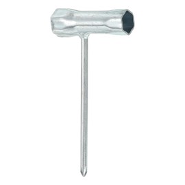 PATIKIL 16 mm x 19 mm Chainsaw Tool Wrench Chainsaw Combination T Hex Wrench with Phillips Screwdriver for Chainsaw Nuts Silver