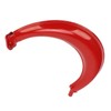 Exhaust Muffler Red Exhaust Silencer Pipe Half Moon Shape 40mm