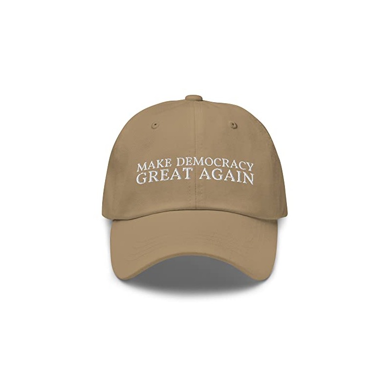 Make Democracy Great Again Dad Hat - Funny Political Embroidered