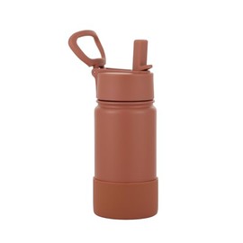 One Green Bottle - New Epic Cafe Stainless Steel Bottle, Leakproof Metal Bottle with Triple Wall Vacuum Insulation, Supplied with 2 Caps, 400 ml, Mocha