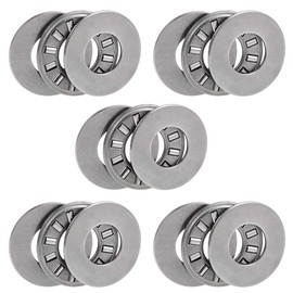 uxcell TC613 Thrust Needle Roller Bearings with Washers 3/8" Bore 13/16" OD 5/64" Width 5pcs