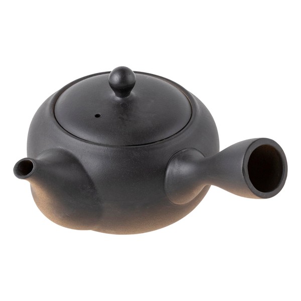 Tokoname Ware tk025 Satoyama Black Spilled Teapot, 15.2 fl oz