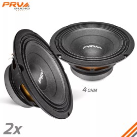PRV Audio 2x PRV Audio 8MB450-4 V2 8" Midbass Woofers 900 Watts 4 Ohm - PRV 8MB Speakers