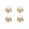 PATIKIL Top Hat Guitar Bell Knobs 6mm/0.24" ID 2 Volume