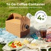 Fit Meal Prep 25 Pack 48 oz Disposable Coffee Dispensers