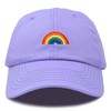 DALIX - Gorra de béisbol con diseño de arcoíris para