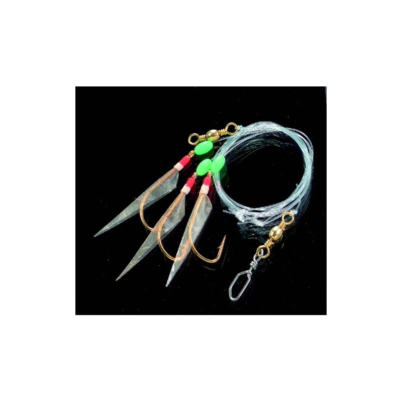 DEGA Norway Paternoster Real Fish Skin 5/0