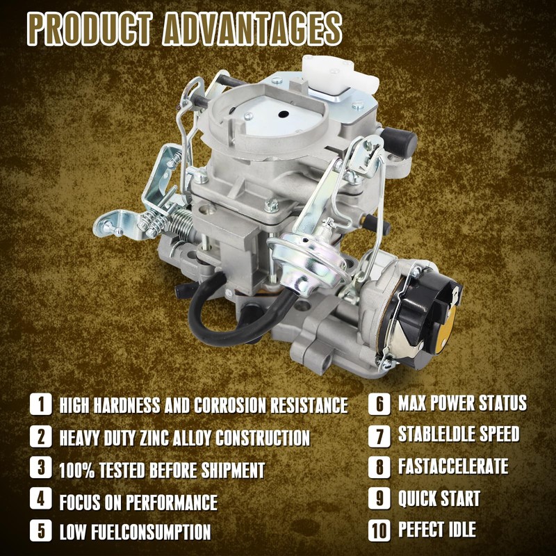High Performance Jeep 258 Carburetor for Jeep BBD 6 CYL