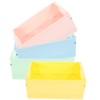 Levemolo 4Pcs Stackable Storage Box Versatile Sundries Organizer for Home
