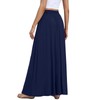 DB MOON Womens Maxi Skirt 2025 Casual Flowy Elastic High