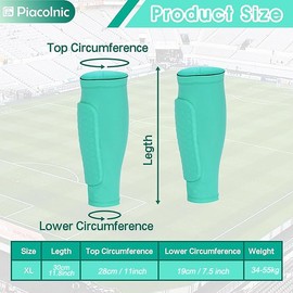 1 Pair Soccer Shin Pads, Shin Guards Soccer for Men Women, Soccer Shin Guard Sleeves with Honeycomb Pads, Breathable Shin Guards Shin Pads Soccer Calf Compression Sleeve Football Baseball
