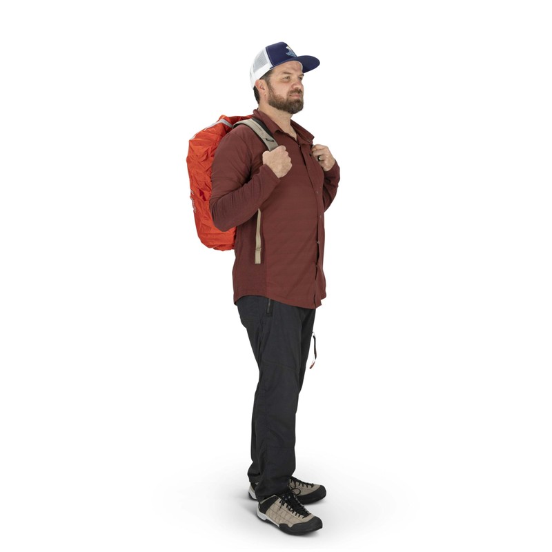 Osprey HiVis Copertura antipioggia pendolare, Mars Orange, S