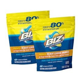 BIZ Stain and Odor Eliminator Laundry Detergent Powder - (Pack of 2) 16 oz