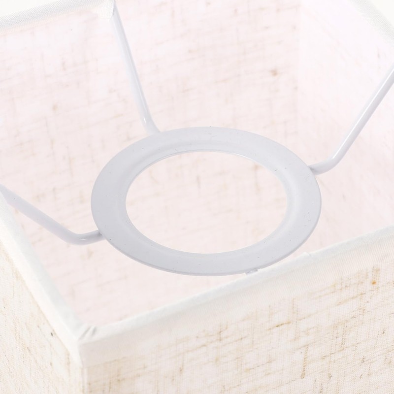 Housoutil Beige Square Lampshade, E27 Lampshade, Floor Lamp, Square, for