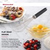 KitchenAid Flat Whisk, Black, 11.5-Inch