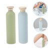 SAFIGLE 2pcs Travel Shampoo Bottles Refillable Containers Flip Top Squeeze