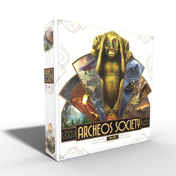 Archeos Society Board Game | Archeology Themed Strategy Game | Exploration Game | Fun Family Game for Kids and Adults | Ages 12+ | 2-6 Players | Average Playtime 60 Minutes | Made by Space Cowboys