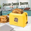 Nostalgia Deluxe Grilled Cheese Sandwich Toaster with Easy-Clean Toasting Baskets