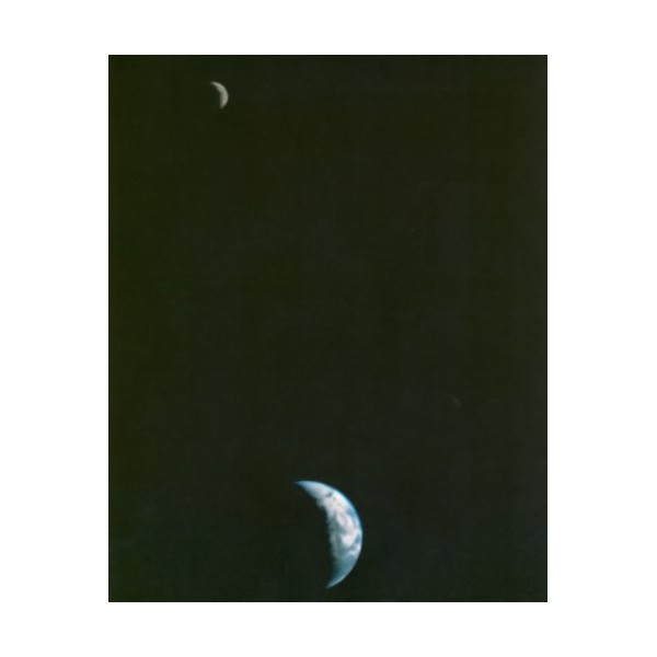 New 8x10 Photo: First Image of the Earth & Moon in One Frame
