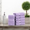 Superior Egyptian Cotton Pile Face Towel/Washcloth Set of 6, Ultra