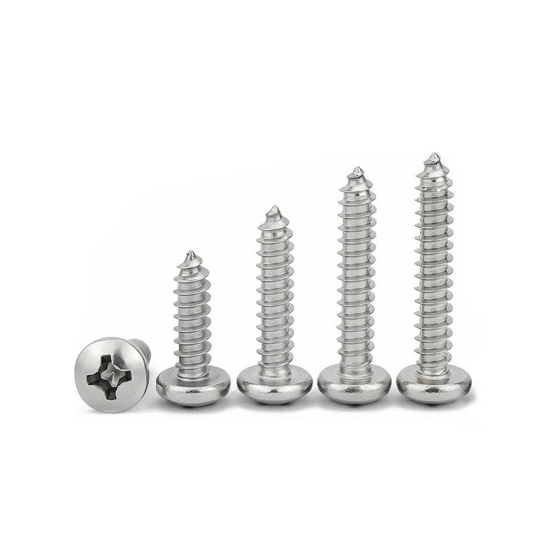 #4 x 3/8"(1/4" to 1-1/2" Available) Pan Head Phillips Screws