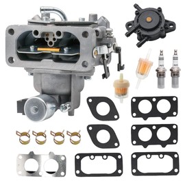 Carburetor Compatible with Kawasaki FH721V FH641V FH601V FH661V FH680V FX850V FX801V 22HP Engine with Fuel Pump Replaces 15004-0757 15003-7094 15004-1005 15004-1010 15004-0763 15003-0940 15004-7024