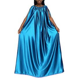 Yoni Steam Gown (Peacock Blue) , Bath Robe, full body covering , soft and sleek fabric, eco-friendly