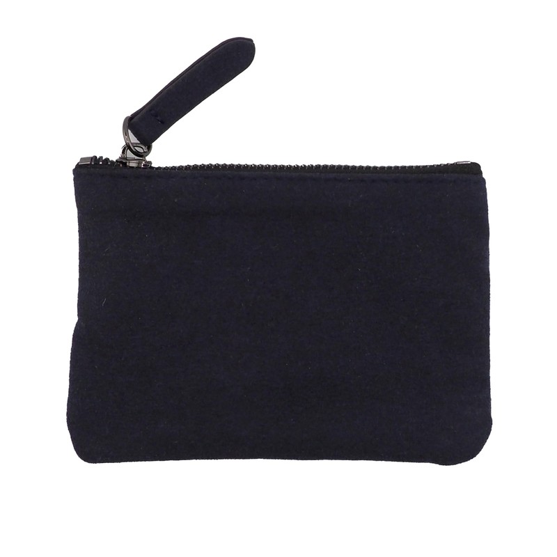Velour Key Case with Key Ring & Metal Chain -