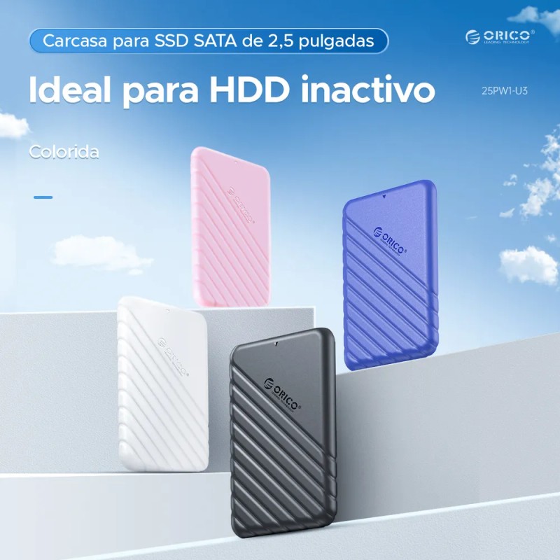 Orico Case Externo Para Hd/ Ssd Sata 2.5 Usb 3.0