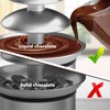 ZEVELOO Chocolate Fountain Machine Electric Chocolate Fondue Fountain Machine Stainless