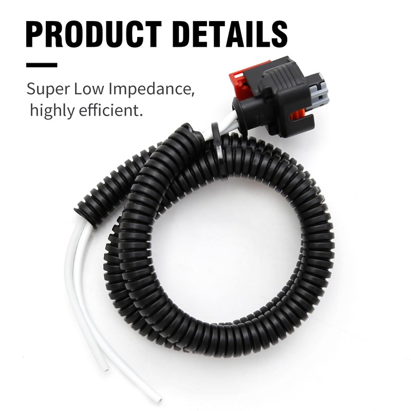 Hoypeyfiy Injector Pigtail Connector PT3739 Connector Wire Plug Kit Replacement