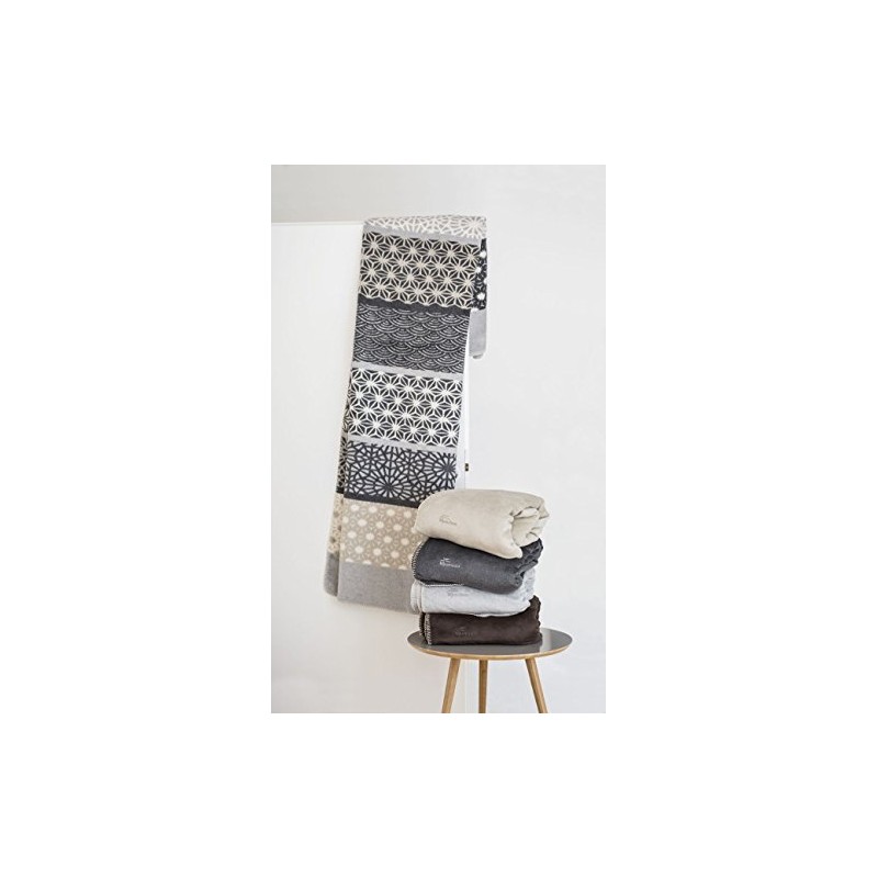 David Fussenegger Bamboo Uni Blanket with Embroidery Felt 150/200