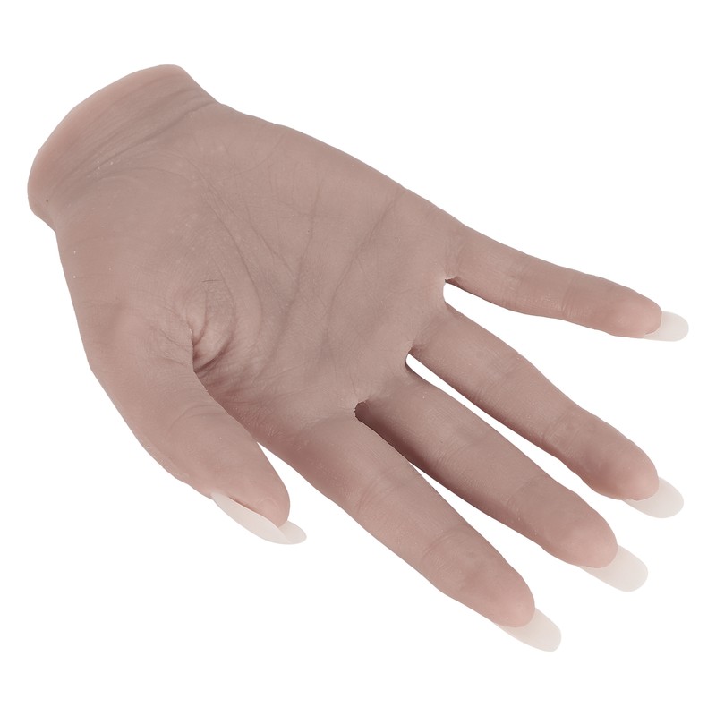 Silicone Nail Training Hand Flexible Joint Nail Art Practice Hand