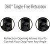 TUG Oval 360° Tangle-Free Retractable Dog Leash with Integrated Waste