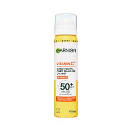 Garnier Garnier Vitamin C Brightening Over Make-Up UV Mist Invisible with SPF50+ and Vitamin C. Approved Cruelty free, Vegan - 75ML