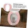 TEHAUX 1pair Comfortable Toilet Seat Cushion Soft Warm and Accessory
