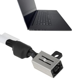 Micro Traders 2X DC Power Jack Charging Port Cable Compatible with Dell Precision 5510 5520