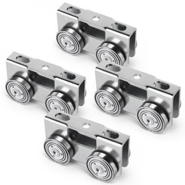 Trolley Assembly,Upgraded Load and Stable 4 Wheel Light Duty for Use with All 1-5/8" or Taller Strut Channel(Pack of 4)…