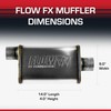 Flowmaster Flow FX Chambered Muffler – 3.00” Offset In /